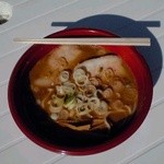 「あきたラーメンショー２０１３　アマノ御所野」にぼダク中華そば：７００円（税込）【２０１３年１１月撮影】