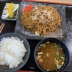 Michi no Eki Seto Shinano - 瀬戸焼きそば定食