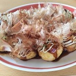 Takoyaki - スペシャルたこ焼きツンタレソース。