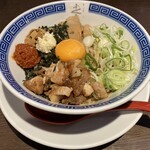 Karamiso Ramen Fukuro Inabe Ten - からみそまぜそば(970円・込)