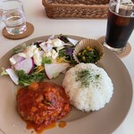 Prima Cafe - 料理写真:ハンバーグプレート