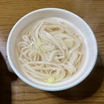 Manzoku Shokudo - サービスのにゅうめんが素朴な味わいで美味しい。