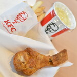 Kentucky Fried Chicken Minamikase Ten - ケンタランチ・オリジナルチキン１ピースセット（５５０円）２０２４年１月