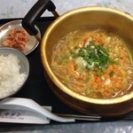 韓国弁当マダン - 辛ラーメン定食