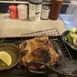 Saga Ken Mitsuse Mura Fumoto Akadori Tamachi Honten - もも炭火焼き定食