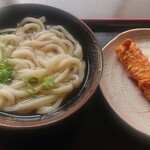 Teuchi Udon Hiko E - かけ中、赤いか天(’-’*)♪