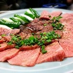 Wagyu - 特上ロース肉…柔らかく、ジューシーなお肉でした。