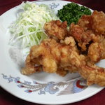 明来 - 天津飯セットの唐揚げです。