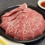 Mutton Bokujou - 黒毛和牛薄切りだったかな？