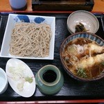 Sanuki - 江戸好み　海老天が香ばしい！尻尾までが！