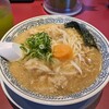 Marugen Ramen Maebashi Tenkawara Ten - お待たせしましたーと運ばれて来ました。全然待ってませーんと受け取りました。「肉そば」(￥759-税込)です。「『柚子おろし』をスープに溶いてお召しあがりください」との案内がありました。