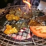 Sumibi Yakiniku Super Horumon Matsuyama Takanoko Ten - 炭火焼き