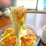 Kuromugi - 桜海老が絡む麺リフト