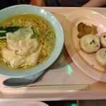 da pai dang 105 Koko No Su Ki No - 台北セット(ワンタン麺、焼き小籠包)