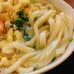 Tomoya - かけうどん380円＋かき揚げ90円