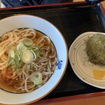 うどん・そば 今庄 - うどんと蕎麦間違えてしまったので、旦那さんにはﾜﾀｼのちゃんぽん差し上げた