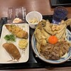 Marugame Seimen Shapo Honyawata Ten - 牛すきごぼ天ぶっかけ　など　R6.4.11 19:40