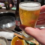 Yakiniku Sijang - あれ、瓶ビール飲んでたｗ