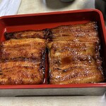 Mizukuni - 蒲焼別盛りー　一番人気は蒲焼2段重ね下ご飯