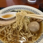 RA-MEN 与平治 渡 - 麺が不思議な食感。自家製麺のようです。