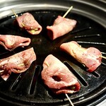 Yakiniku Takeyama - たけやま葱タン３種盛り