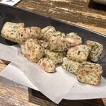 名駅鉄板でれしし - 山芋の海苔塩揚げ