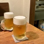 たべごとや 艸 - 生ビールはスーパードライ（なのか？）