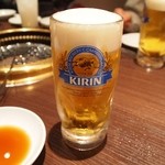 弘 - 料理写真:生ビール