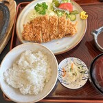 とん亭 九十九 - ロースカツのご飯セット