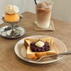 matka - 料理写真:カフェオレ、プリン、あんバタートースト