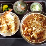 Soba Dokoro Fuki An - あいのりセット蕎麦大盛り