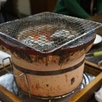 炭焼小屋 - 七輪！これだけでもなんかワクワクしちゃいますよね♪