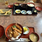 Tenpei Usayanagi Gaura Ten - 天丼850円、クジラ天定980円