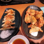 Ramen Hakkaku Harimacho Honten - 焼き＆揚げギョーザ