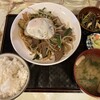 Nishi - ニラレバ定食700円