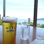 Izu Kogen Ocean View Restaurant Yura - 地元静岡麦酒（660円）