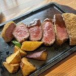 YOGANYAKI STEAK&HAMBURG KAZAN - 牛カツ単品