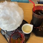 氷問屋 野澤屋 - 練乳は、嬉しい別盛りデ。