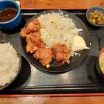 Teketeke Kiba Ten - ポン酢ソース唐揚げ定食