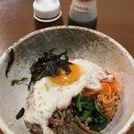 Koriya Motoyawata Ten - ビビンバ　ご飯小でも多い！