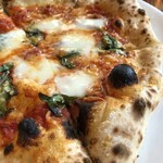 Pizzeria CARTA - 平日ランチ（ピザ、サラダ、ドリンクのセット）：１５００円のマルゲリータ