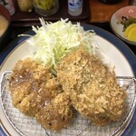 克芳 - 右がスパイシーチキンカツ