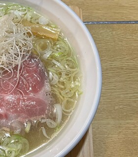 Tsukemen Gatcho - 塩拉麺900円　右