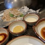 Okonomiyaki Akasaka - 鉄板焼きソース色々！