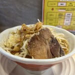 Tobe Buta Higashiura Ten - ラーメン並盛り　コールはニンニク有り、後は普通