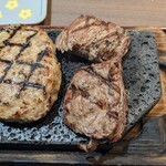 感動の肉と米 - ステーキとハンバーグ