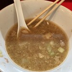 ラーメン二郎 - 今日は微乳化スープ