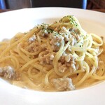 イタリア料理＆バール たんと - 豚ひき肉のクリームパスタ 山椒風味