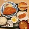 とんかつ　かつ楽 - 料理写真:ロースカツ定食(120g)
追加カニクリームコロッケ