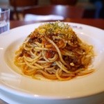 Italian Tomato Cafe Junior Bakery Kawaguchi Kyupo-Ra Ten - 黒毛和牛100%ボロネーゼ(ミートソース) 580円。